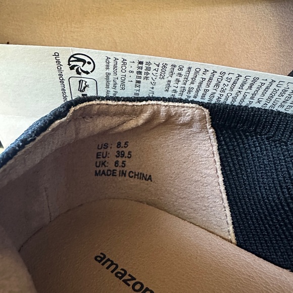 Amazon Essentials Black Ballet Flats 8.5 - Picture 5 of 5